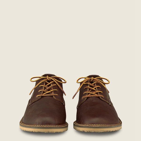 Red Wing Mens Weekender – Rough & Tough Leather - Oxford Brown - 2961EZXYH